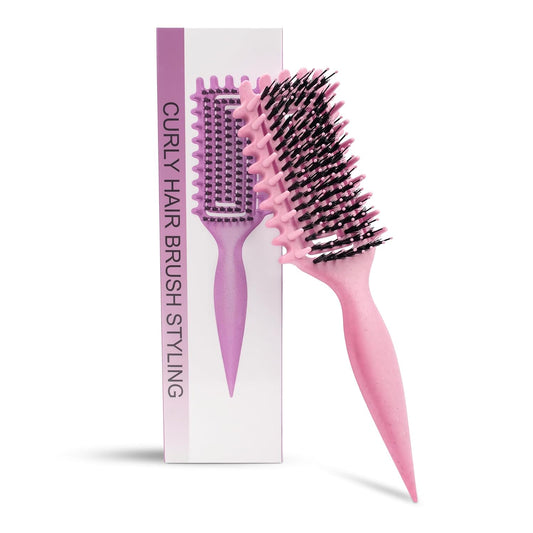 5-in-1 Detangling Curl Brush – Smooth Hair, Less Pulling