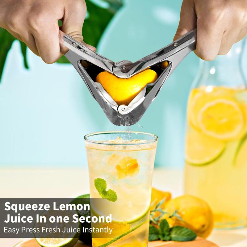 Stainless Steel Lemon & Lime Squeezer – Heavy-Duty Citrus Juicer
