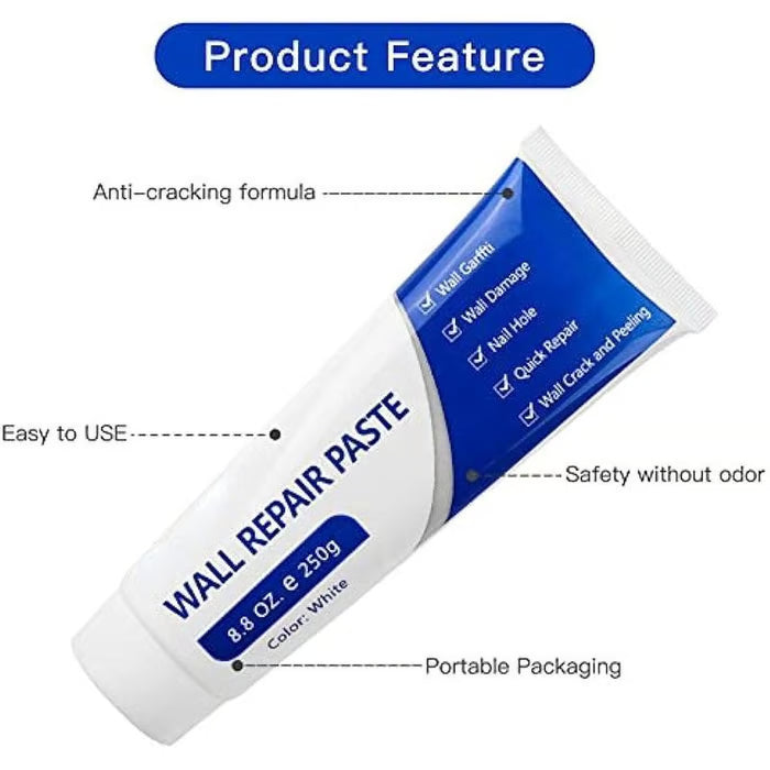 Drywall Patch Repair Kit, 250g Wall Mending Agent