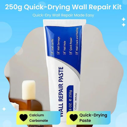 Drywall Patch Repair Kit, 250g Wall Mending Agent